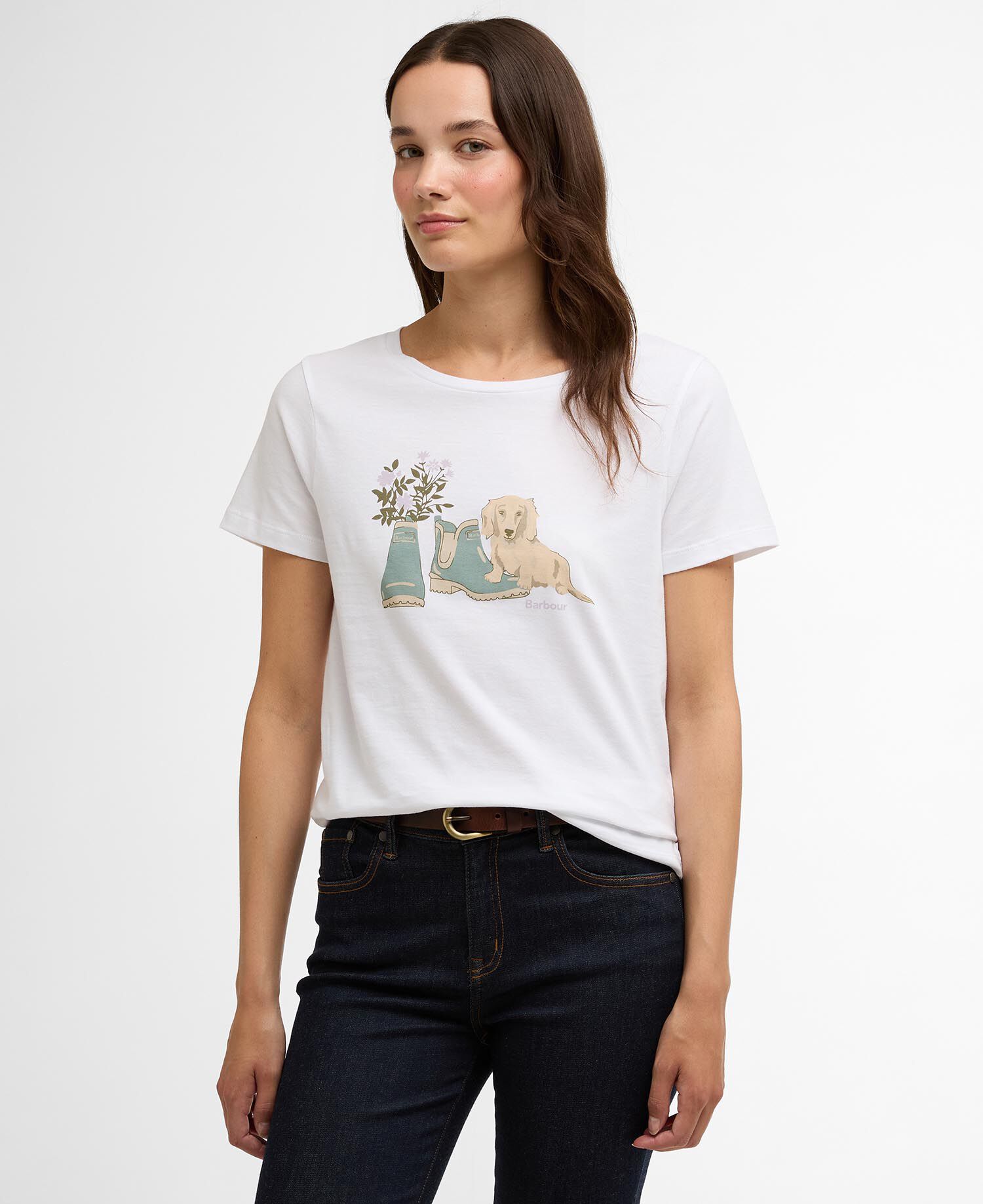 T-shirt Brambles White