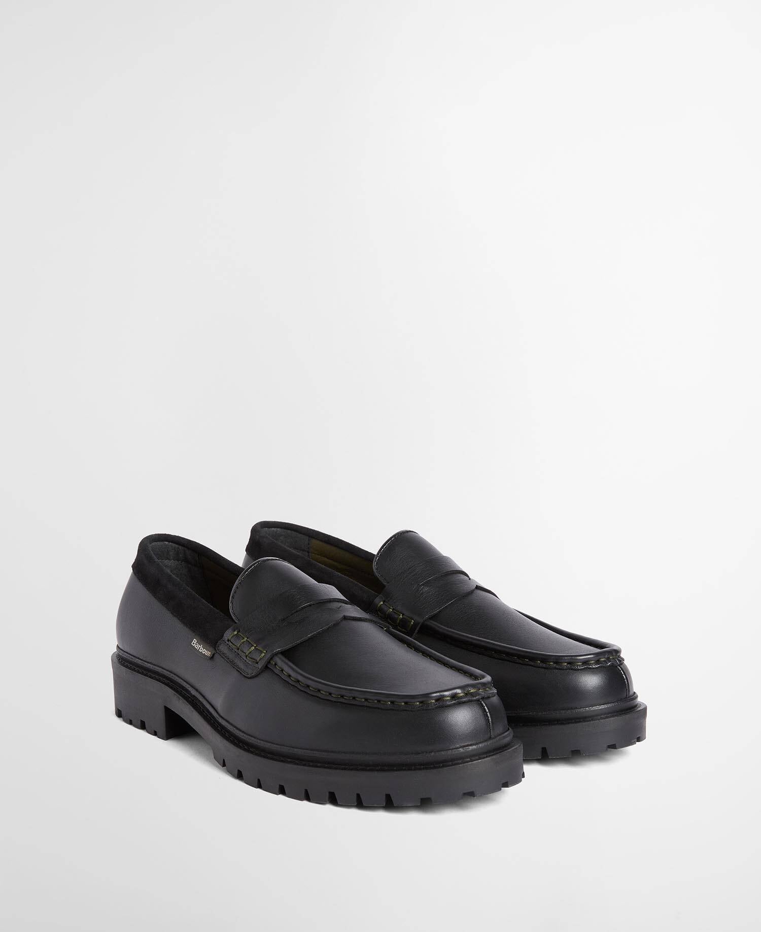 Croxton Leather Loafers Black image number 1