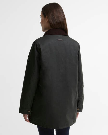 Modern Border Waxed Jacket Sage/Classic