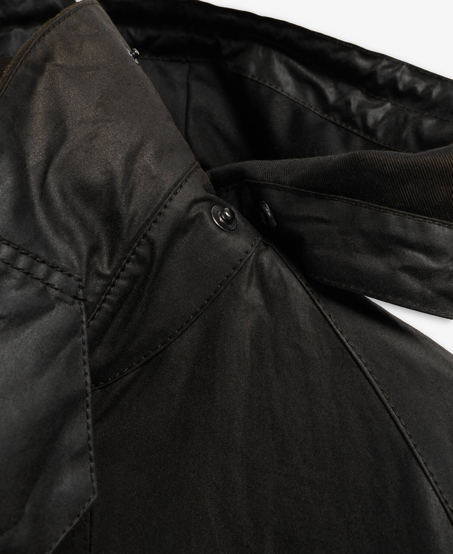 Barbour x A.P.C. Beaufort Waxed Jacket Dark Sage image number 9
