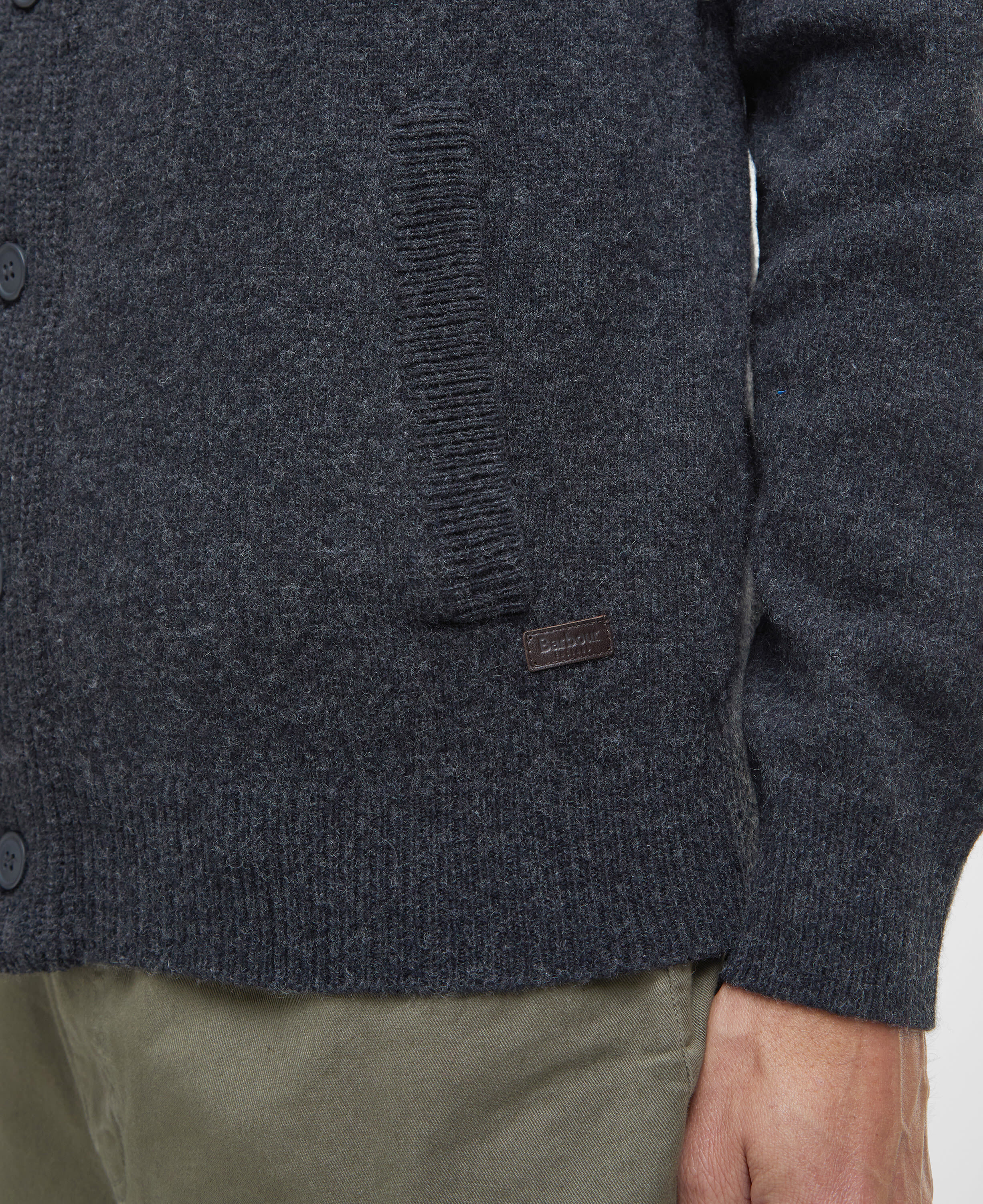 Essential Elbow-Patch Cardigan