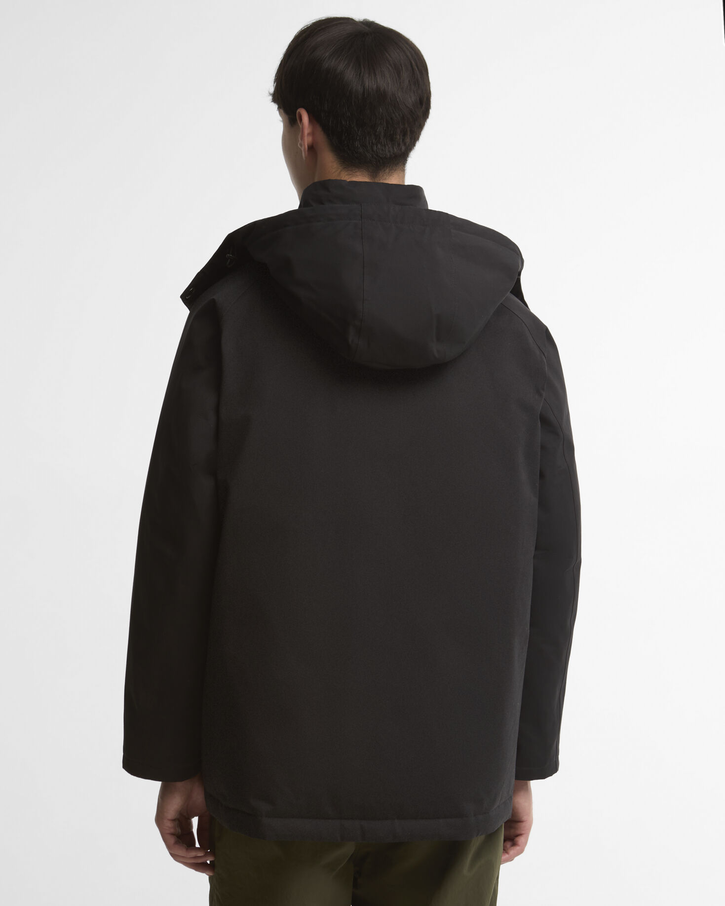 Oversized Bedale Waterproof Down Jacket Black