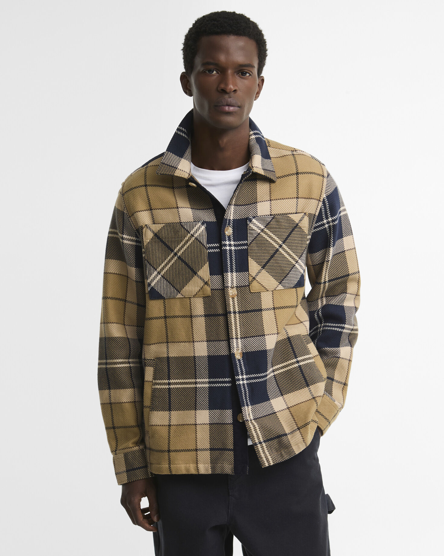 Oversized Tartan Overshirt Birchwood Dress Tartan