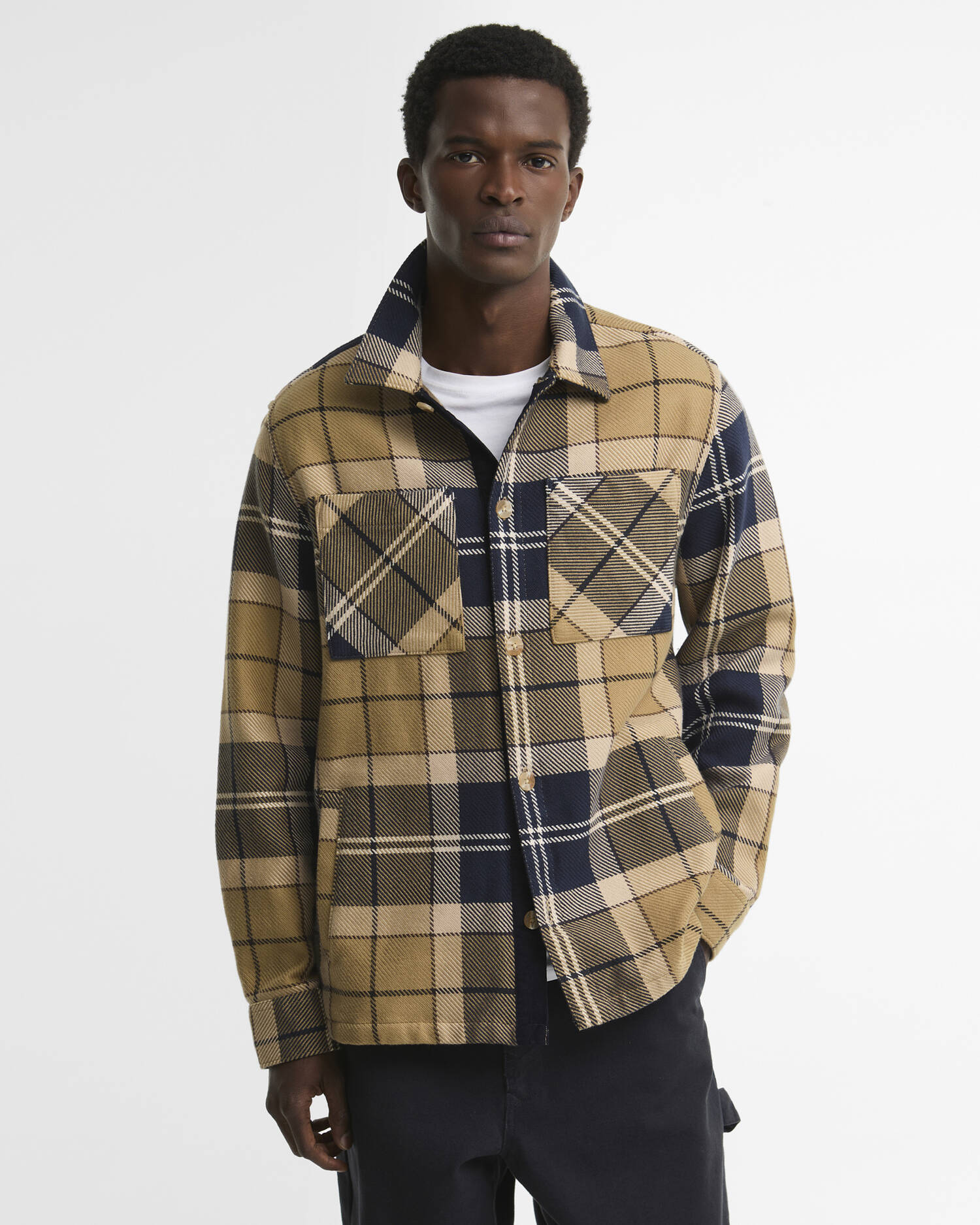 Oversized Tartan Overshirt Birchwood Dress Tartan image number 0
