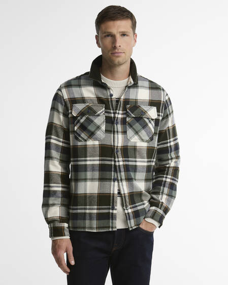 Camicia Grasmoor a maniche lunghe dalla vestibilit&agrave; comoda Mid Olive