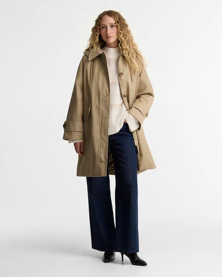 Harleigh Waterproof Jacket Lt Trench/Birchwood Dress