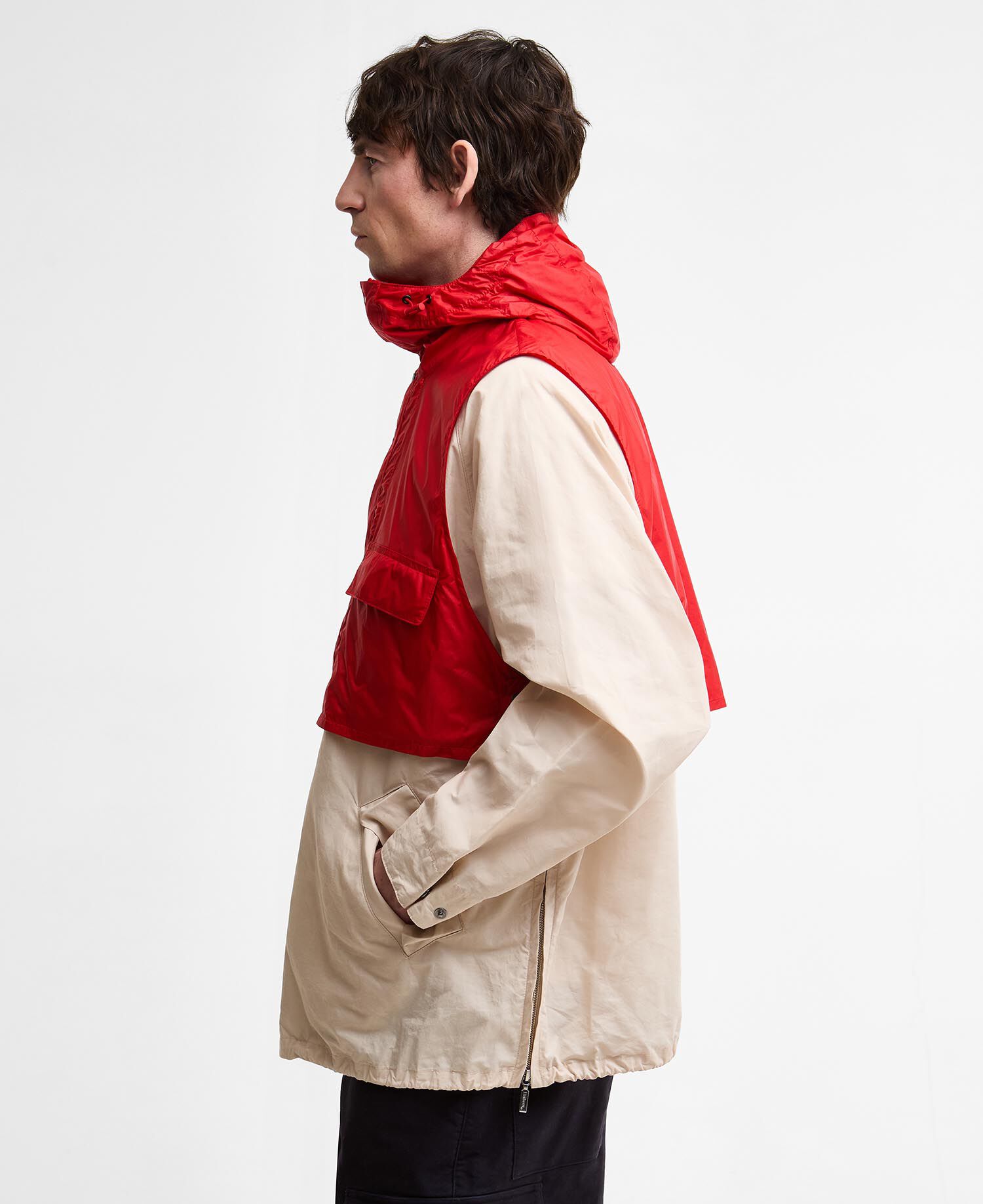 Barbour x Kaptain Sunshine Transport Smock Casual Jacket Oatmeal