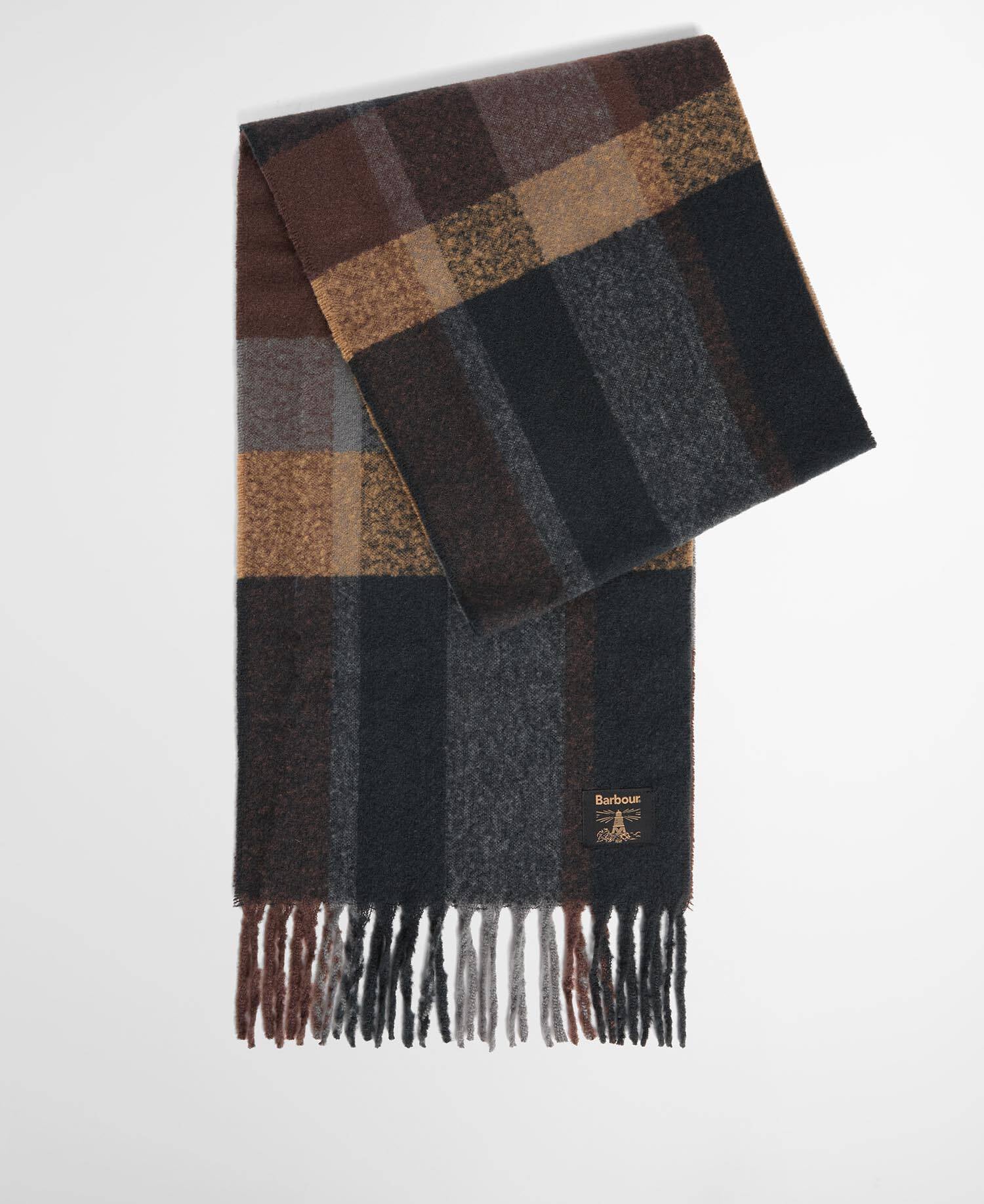 Westerdale Beanie and Scarf Gift Set Navy/Grey image number 2