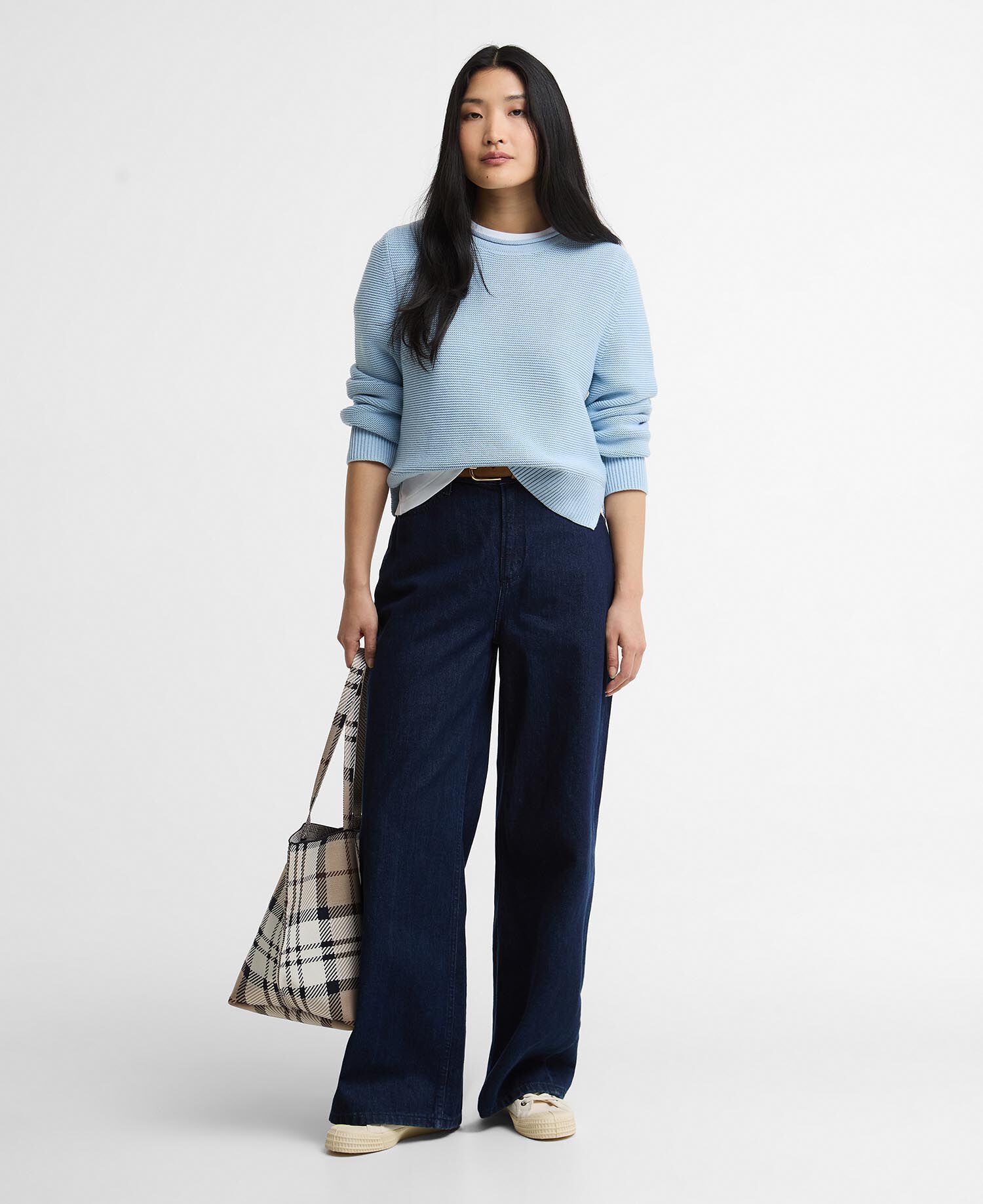 Fawley Crew Neck Jumper Celestial Blue