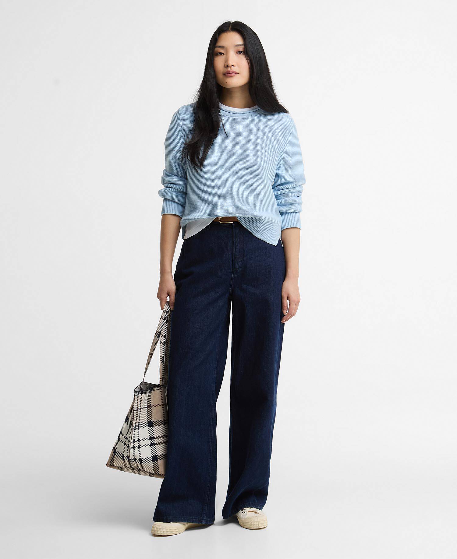 Fawley Crew Neck Jumper Celestial Blue image number 1