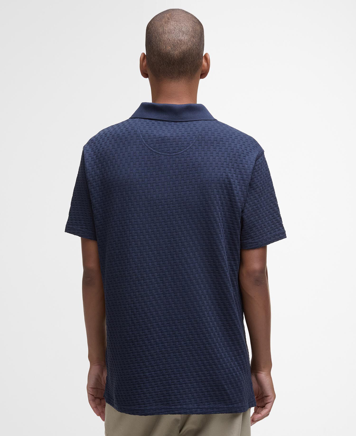Polo texturizzata Westerdale Navy