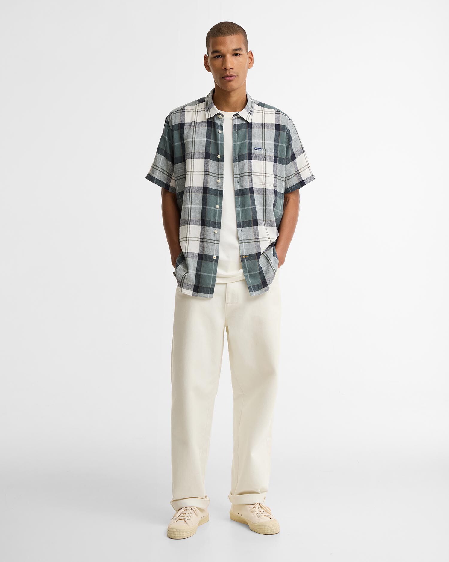 Croft Short-Sleeved Shirt Meadow Brook Tartan