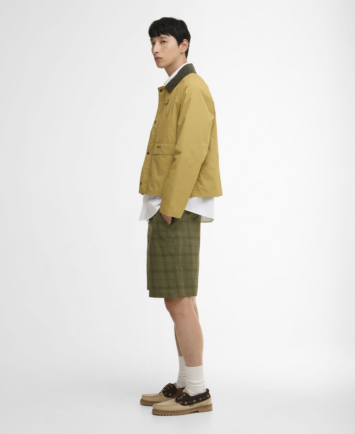 Jacke Ripstop Spey Showerproof Golden Green
