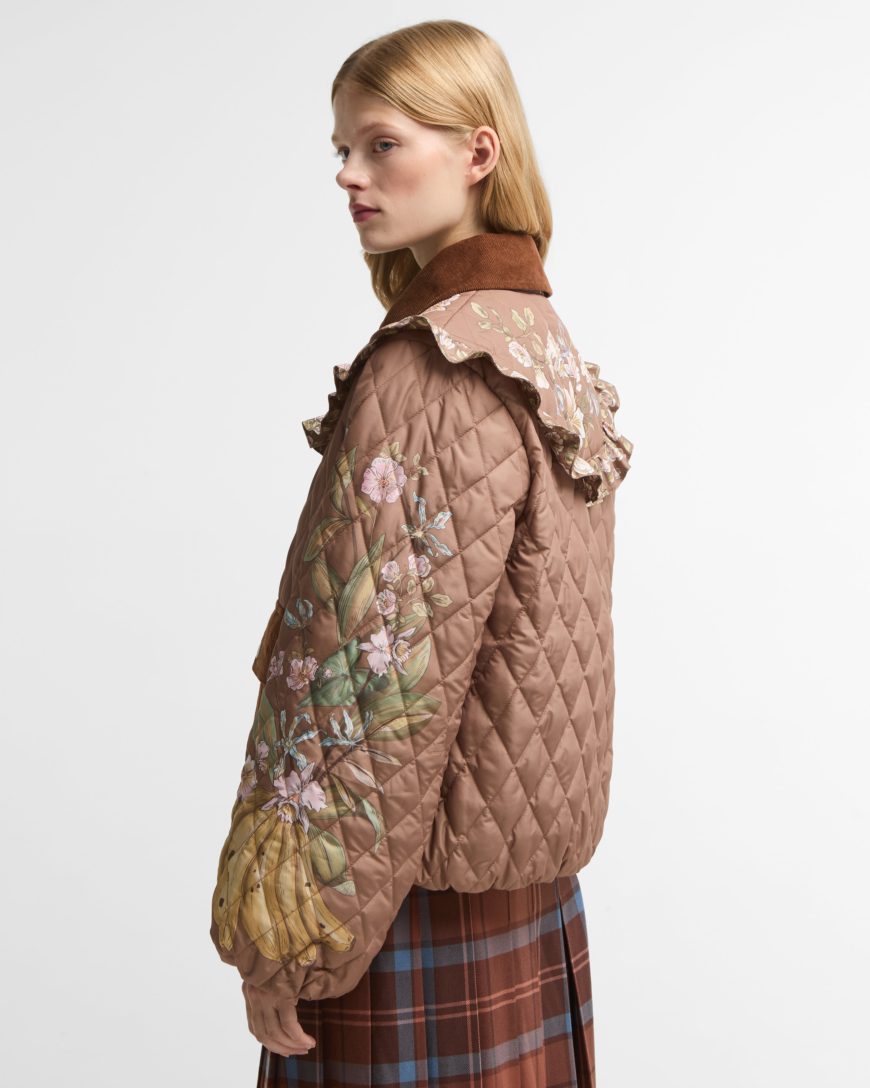 Barbour FARM Rio Steppjacke Anamaria Heart Of Tropics/Banana Print