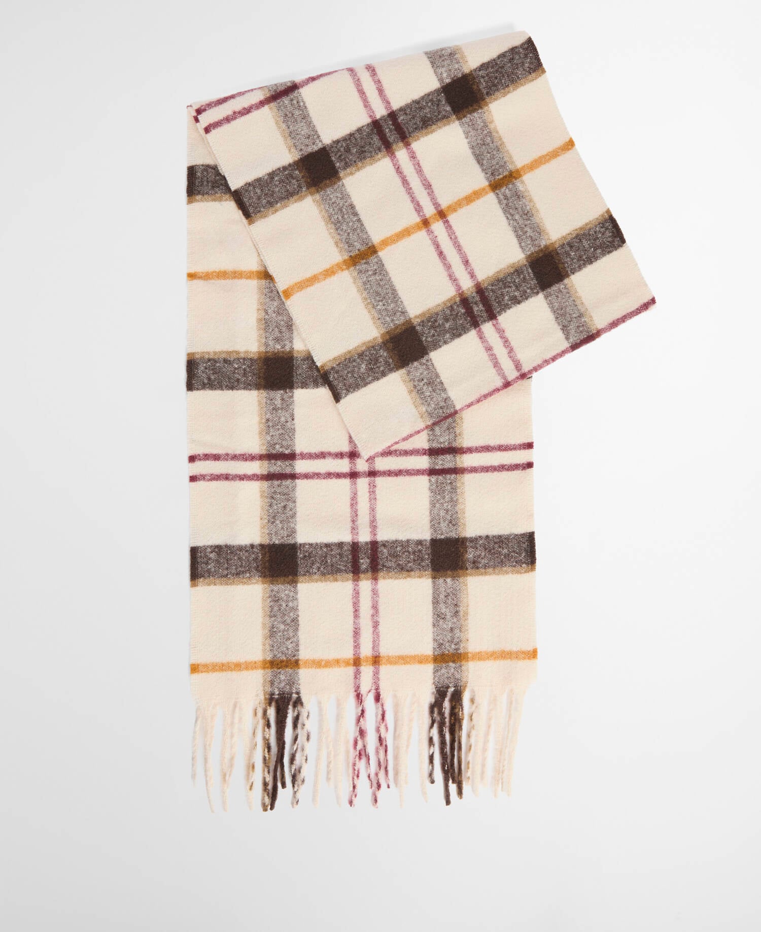 Barbour Geschenkset Beanie & Schal Olivia Light Muted Tartan image number 2