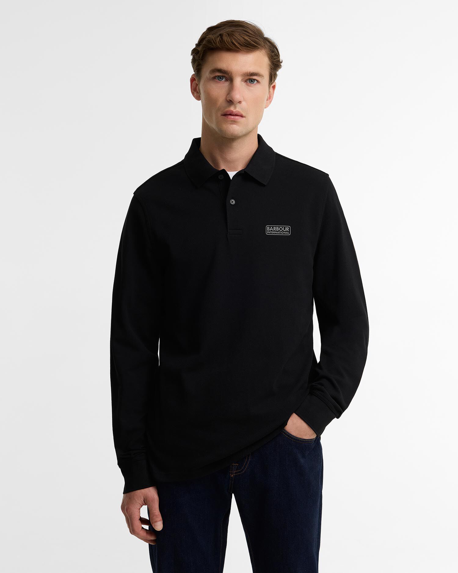 Polo Shirt Black-Pewter