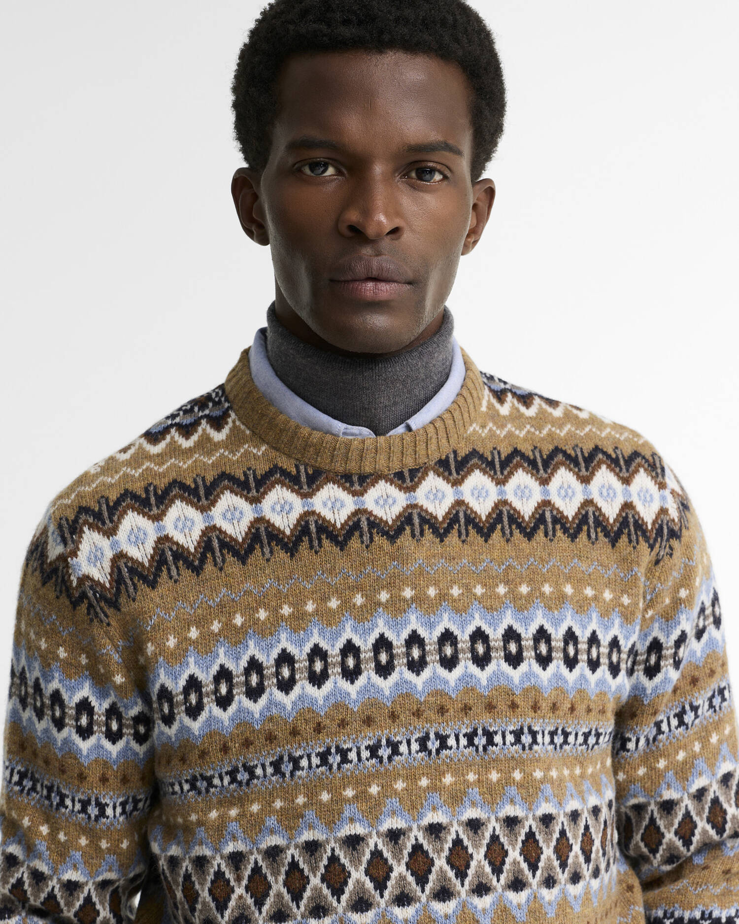 Case Fair Isle Jumper Trench image number 3