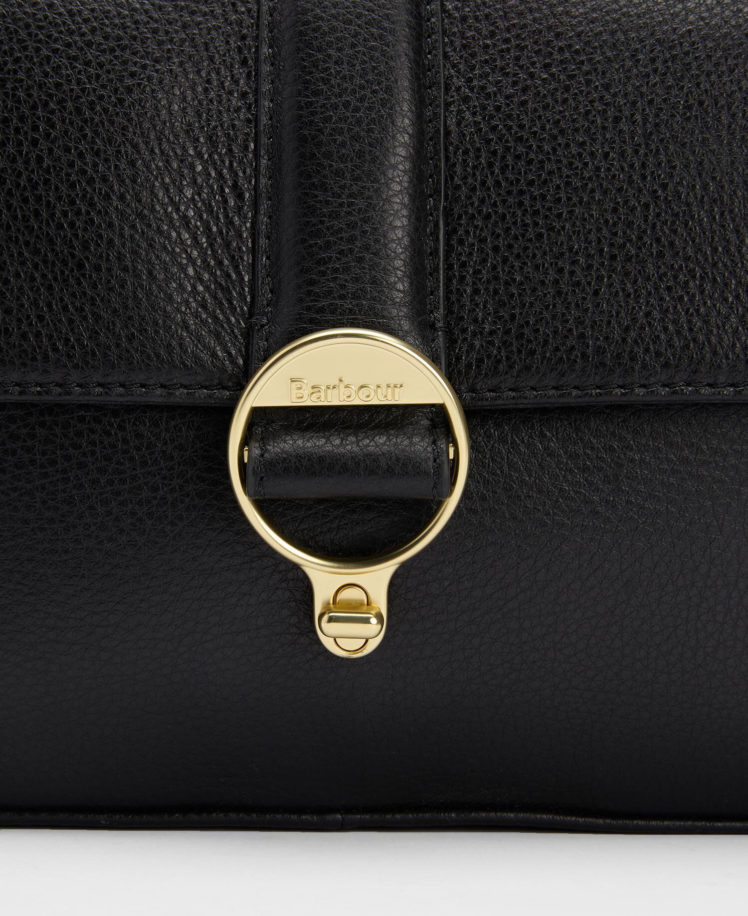 Umh&auml;ngetasche Rosa Leder Black