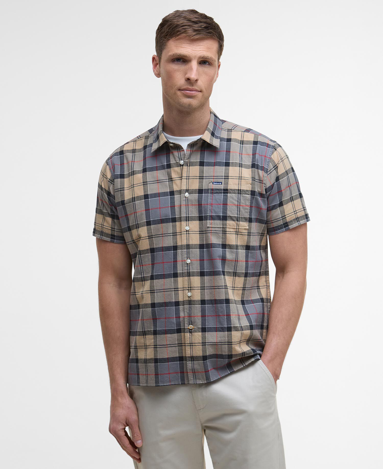 Camicia sartoriale a maniche corte Gordon Dress Tartan