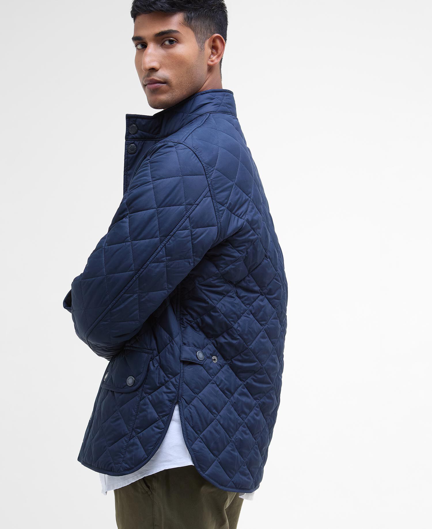 Lowerdale Quilted Jacket Classic Navy