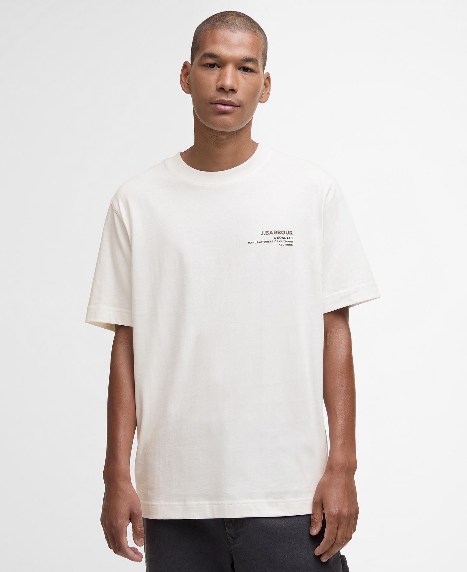 T-Shirt Parkend Photographic Relaxed Graphic Whisper White