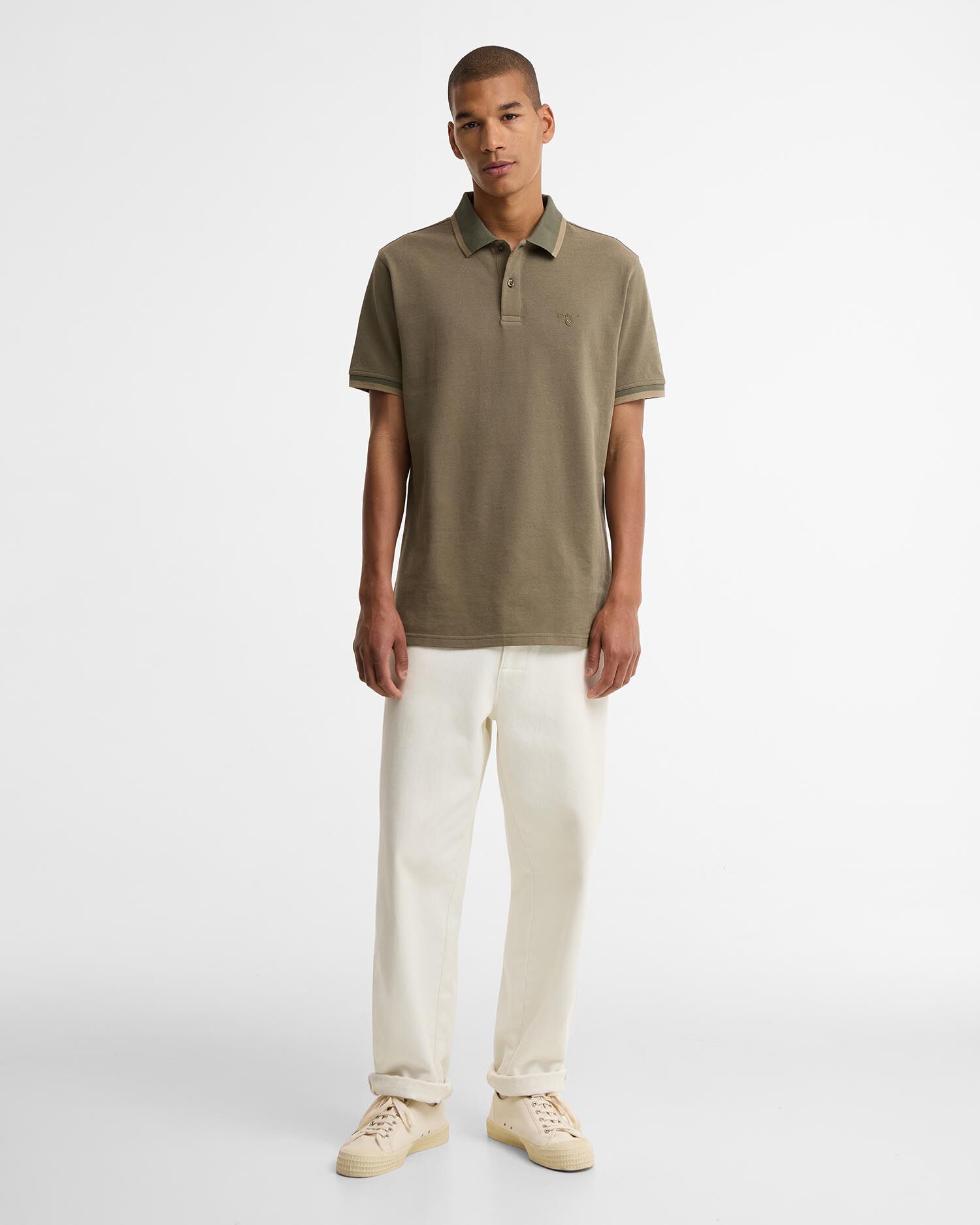 Barnard Short-Sleeved Polo Shirt Dusty Olive
