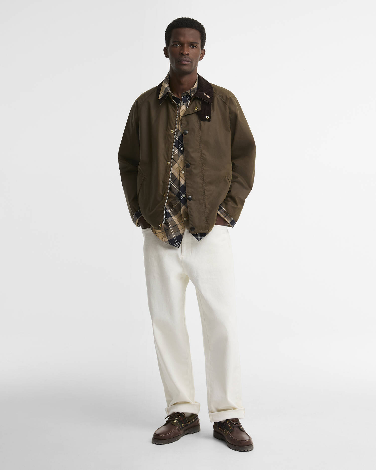Icons Transport Waxed Jacket Brown image number 1
