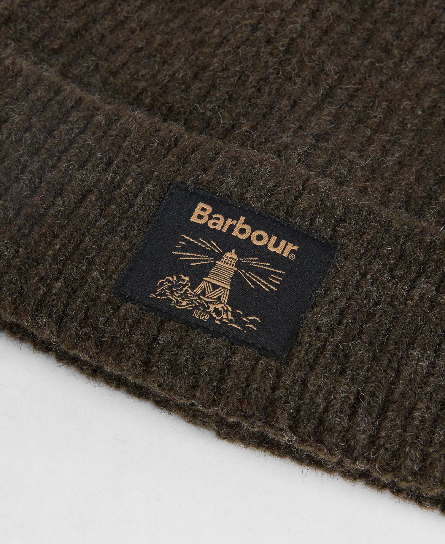 Westerdale Beanie and Scarf Gift Set Olive/Navy image number 3