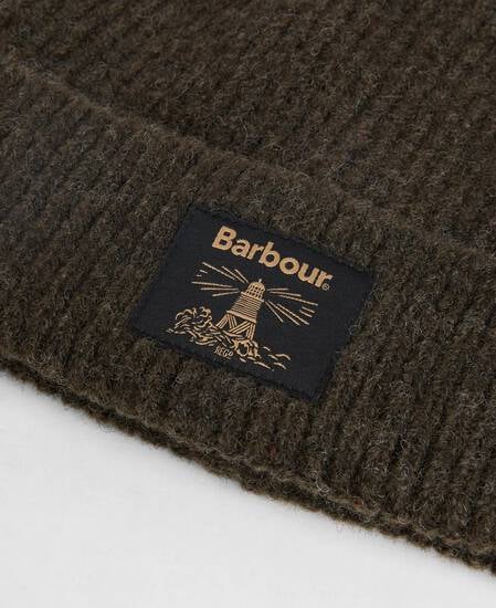 Westerdale Beanie and Scarf Gift Set Olive/Navy