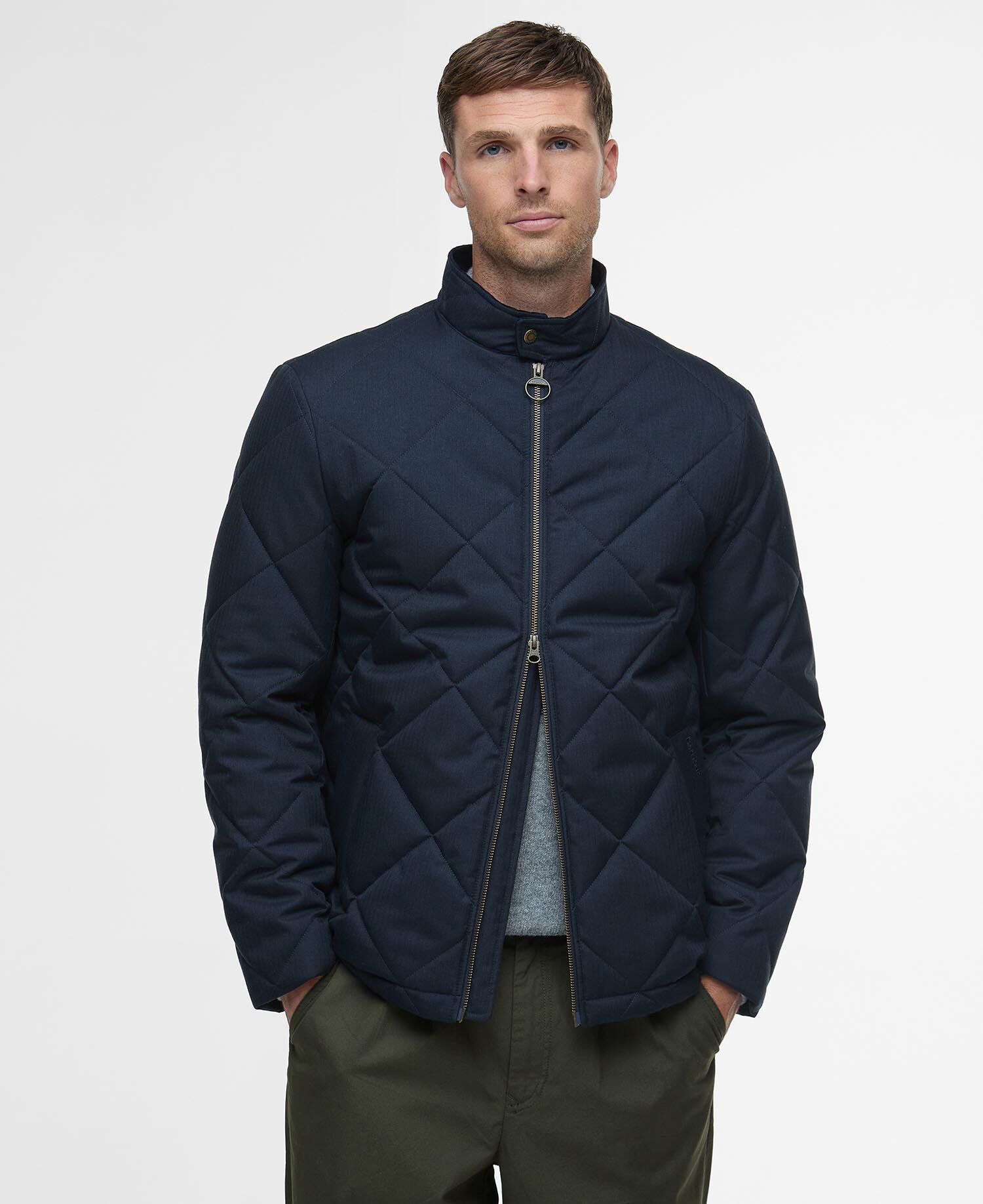 Steppjacke City Harrington Navy