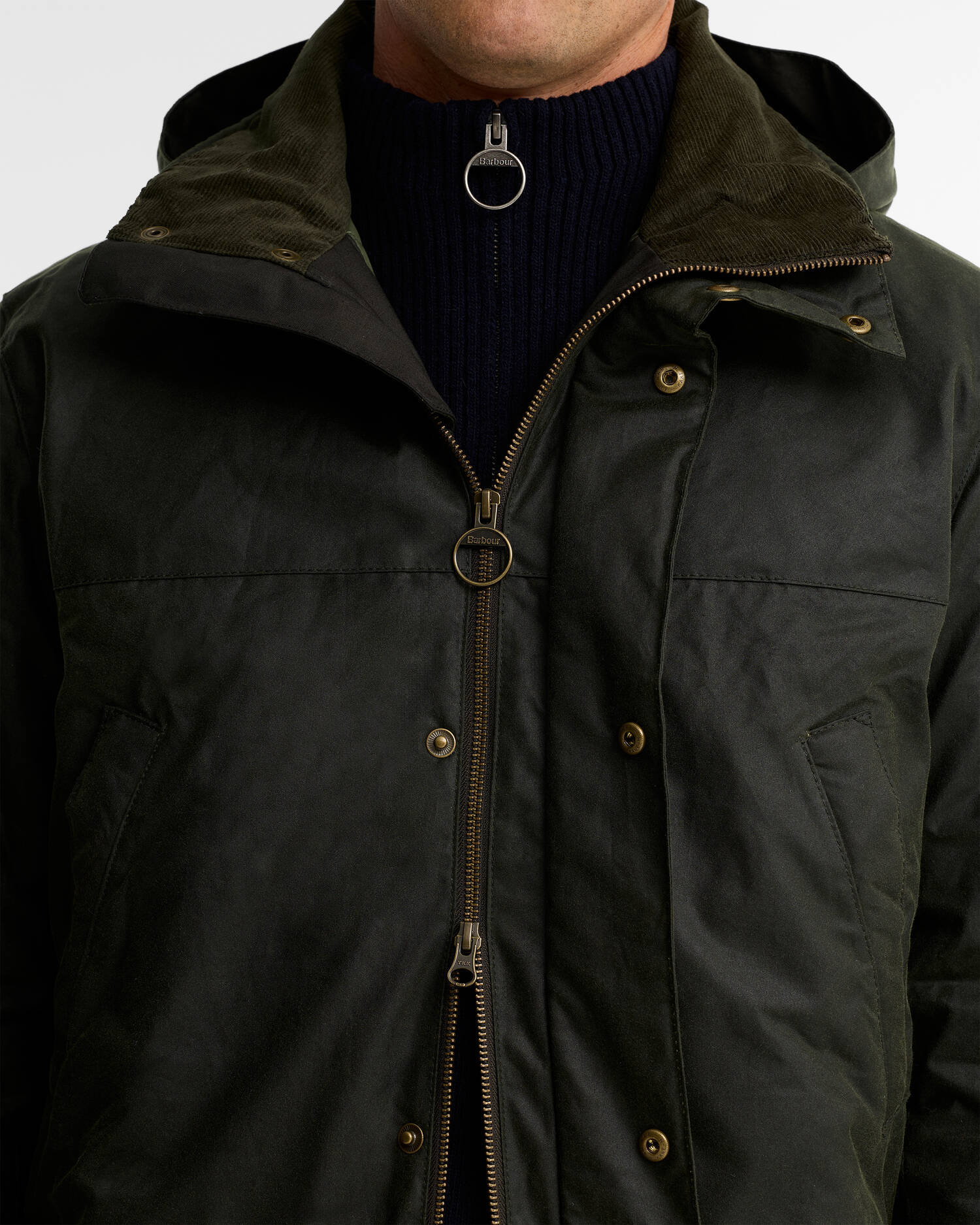 Bleaberry Waxed Jacket Fern image number 4