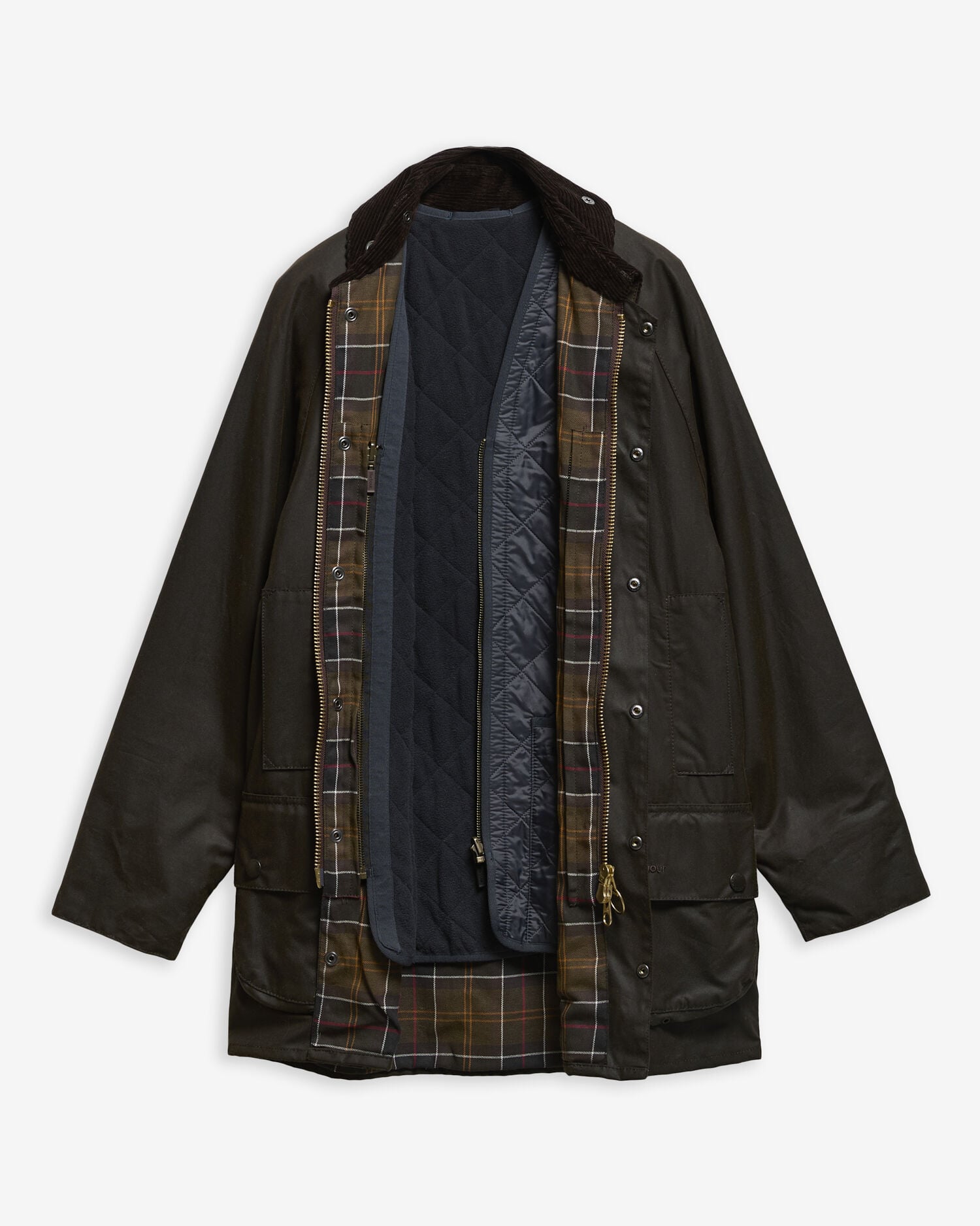 Gilet trapuntato/fodera con zip Polarquilt