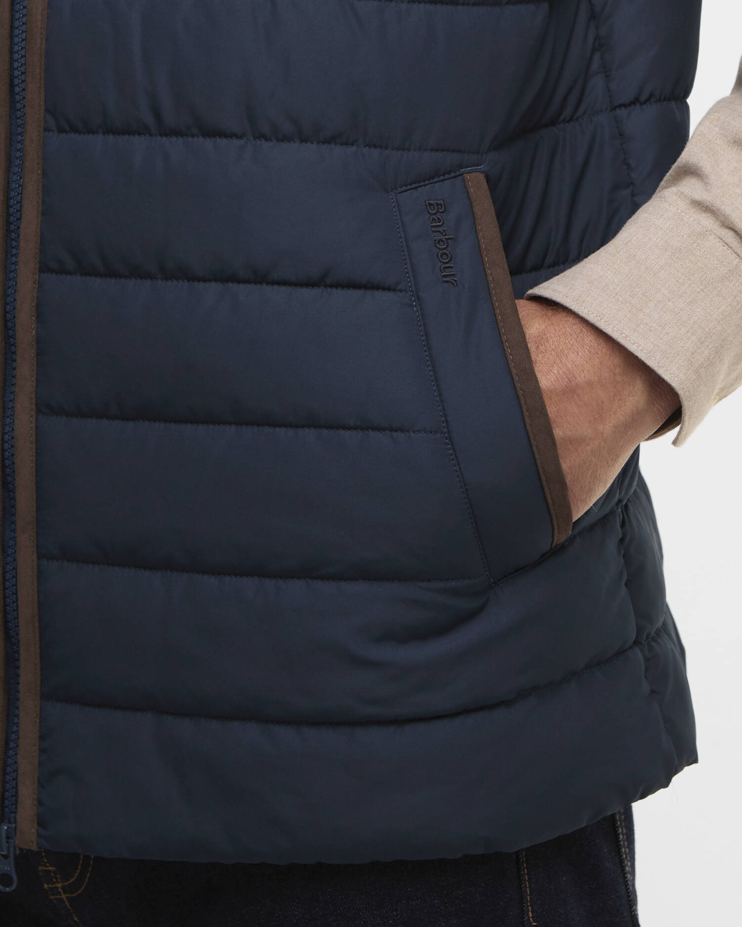 Broughton Quilted Gilet Navy image number 5