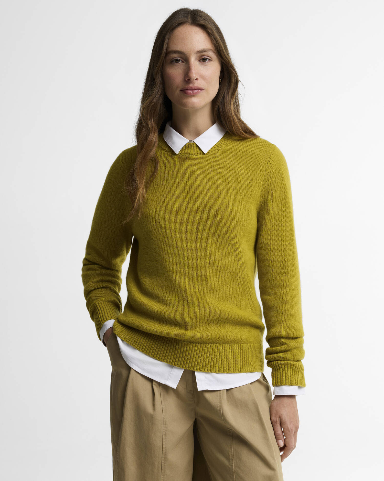 Pullover Woodhouse Rundhalsausschnitt Pear image number 0