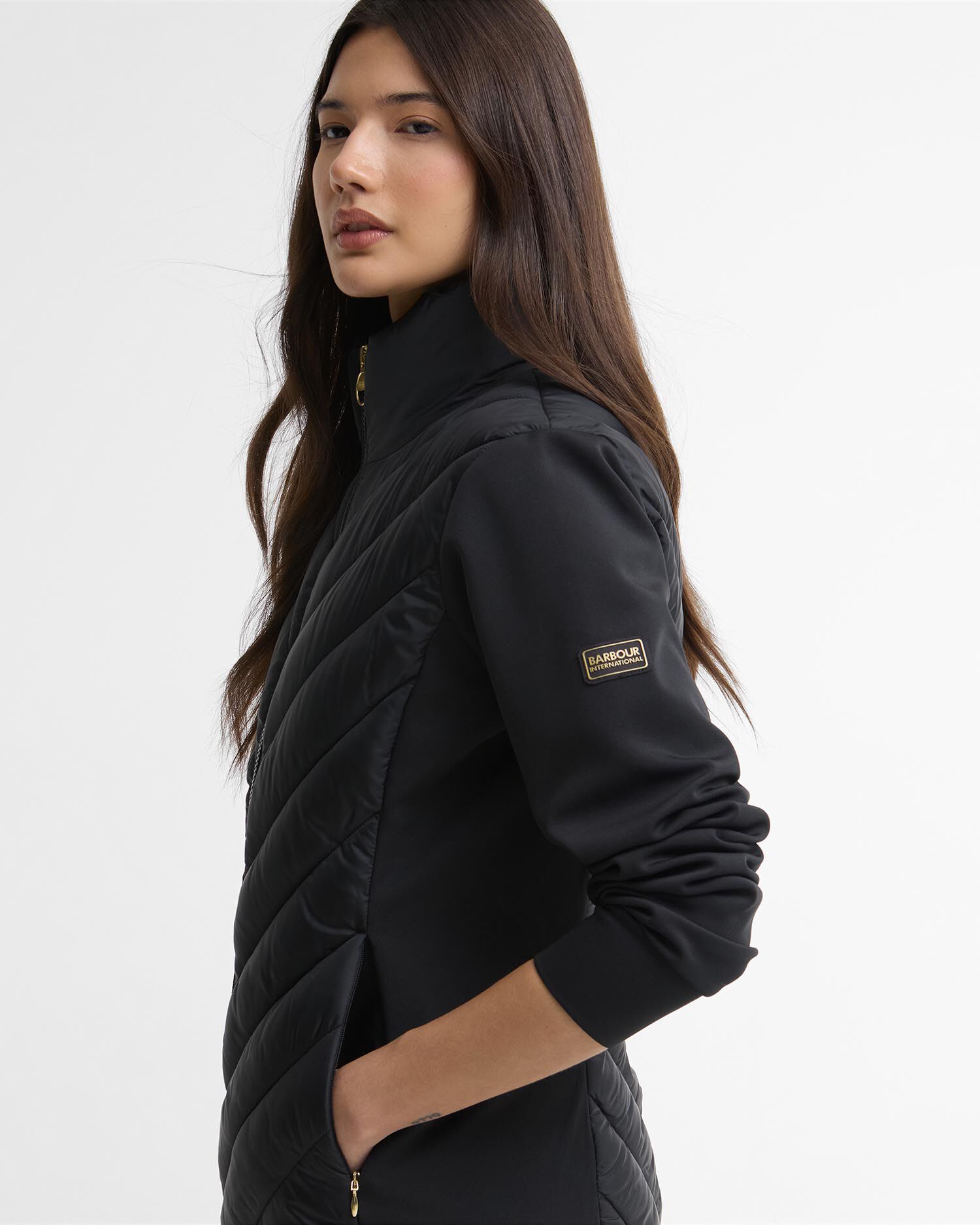 Luxara Quilted Sweat Black