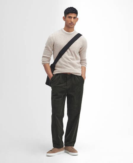 Essential Tisbury Crew-Neck Jumper Stone