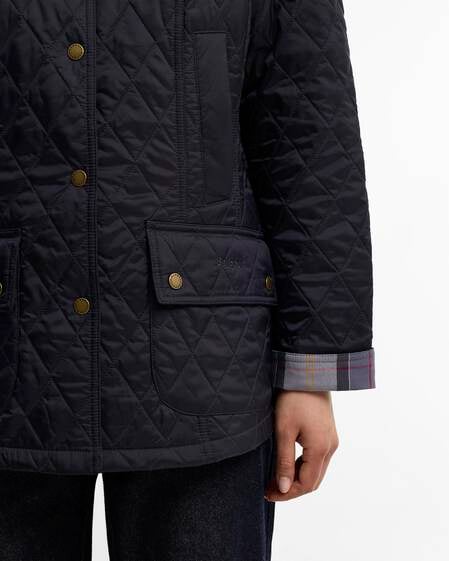 Summer Beadnell Quilted Jacket Classic Navy