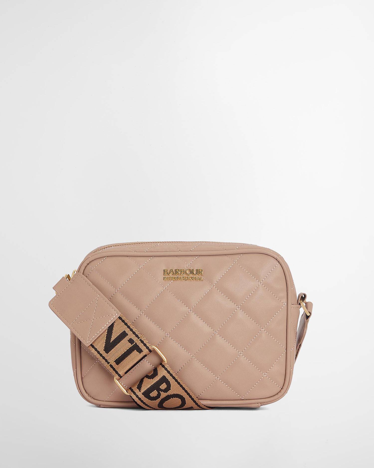 Sloane Quilted Crossbody Bag Camel image number 0