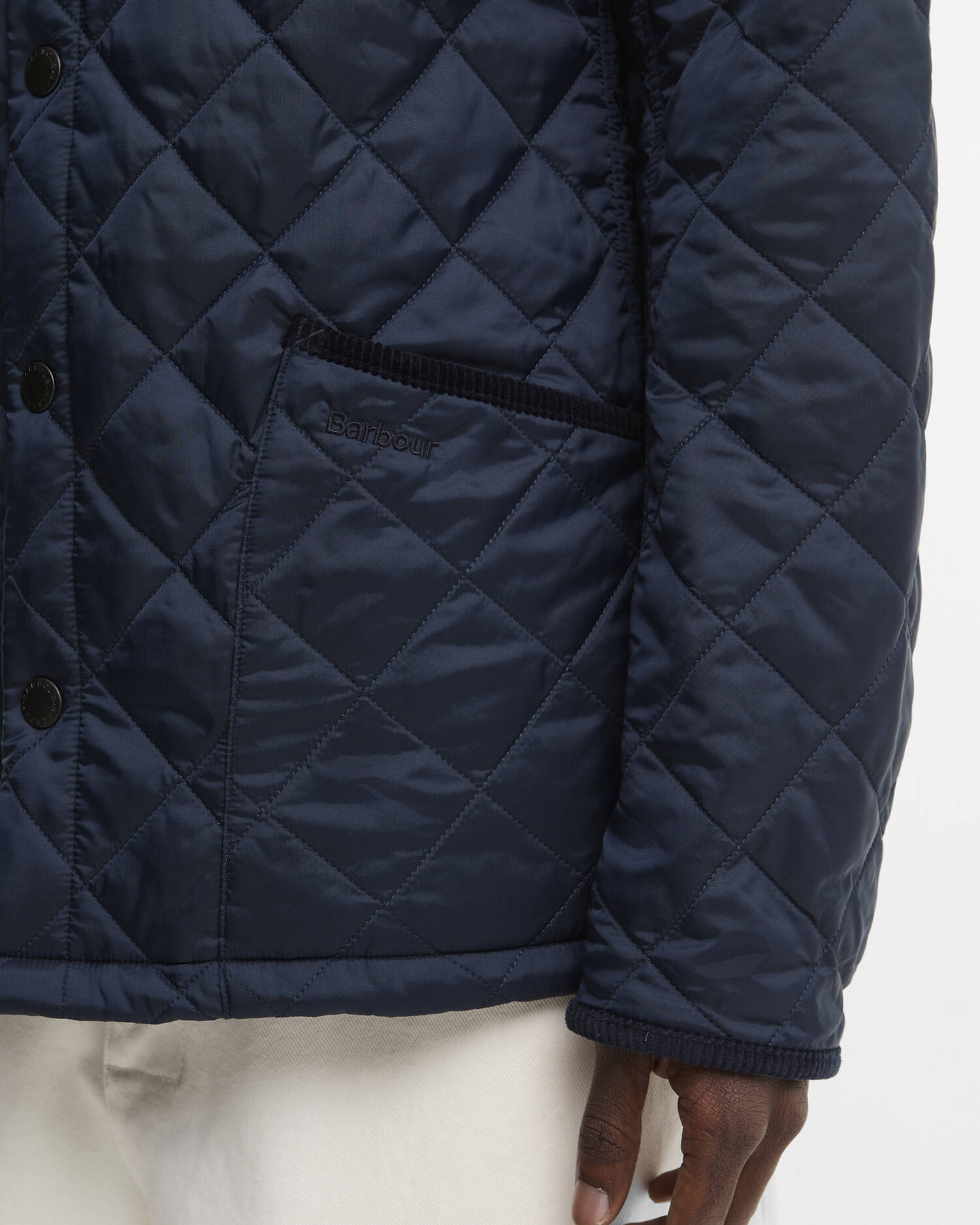 icons Heritage Quilted Jacket Navy image number 4