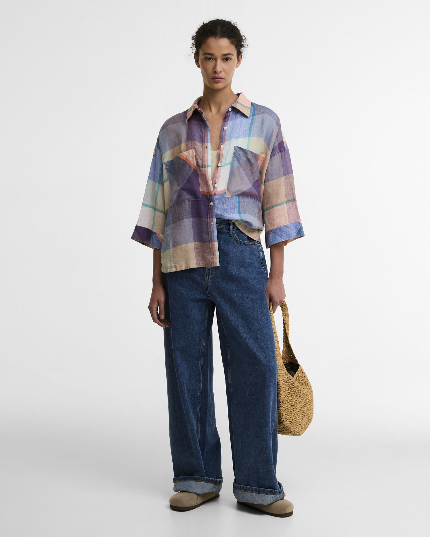 Amelie Shirt Multi Check