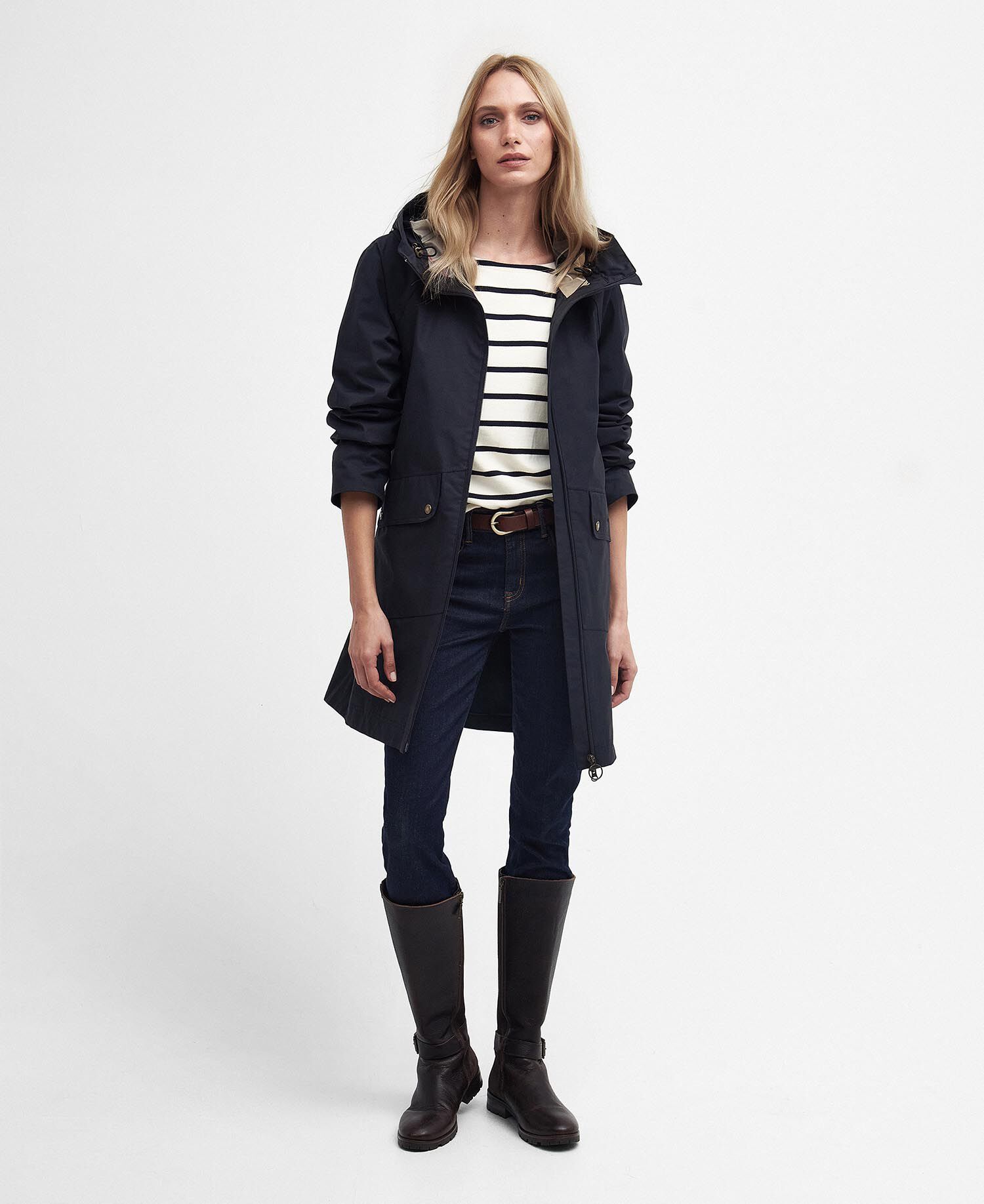 Heron Waterproof Jacket Dark Navy