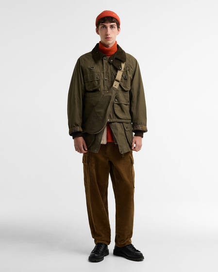 Barbour x Norbit 3-in-1 Casual Jacket Khaki Brown