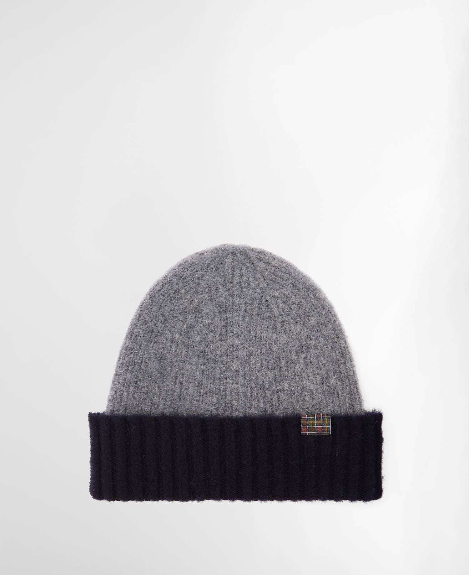 Berretto in lana Scottish Angus Grey/Navy