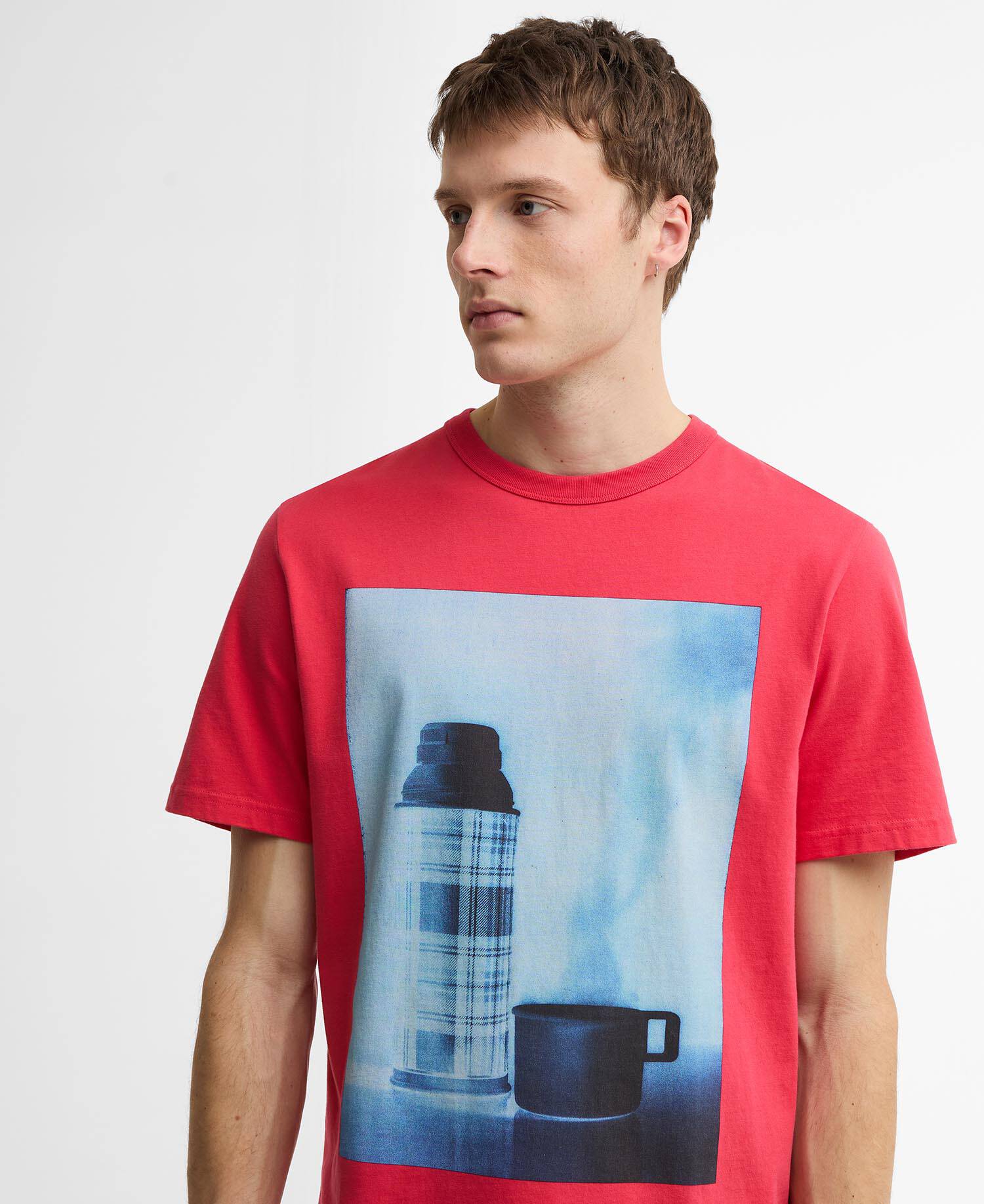 Paul Smith Loves Barbour Crosby T-Shirt Winterberry image number 3