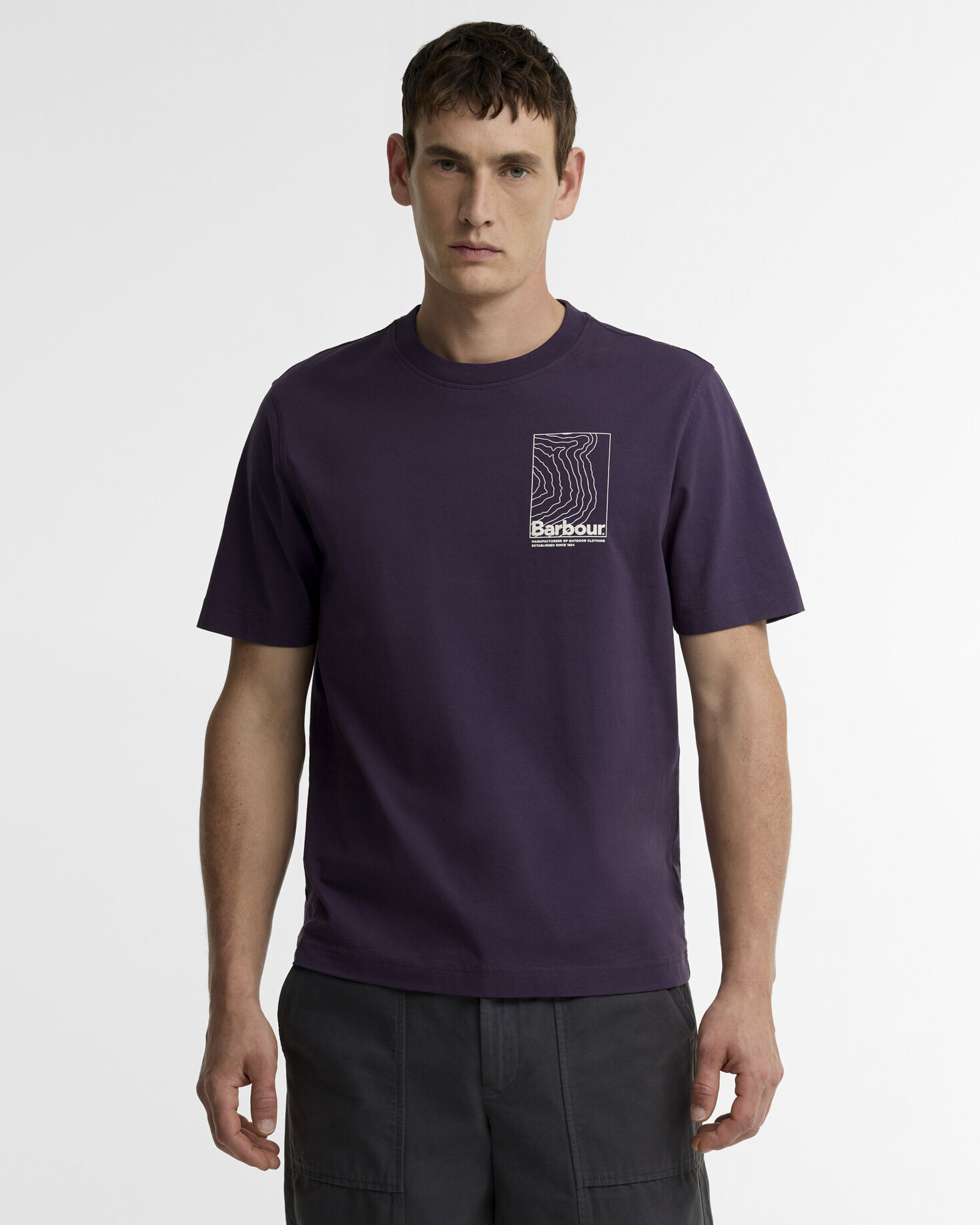 Woodbine Relaxed Graphic T-Shirt Grape