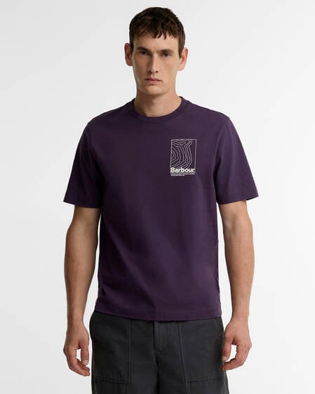Woodbine Relaxed Graphic T-Shirt Grape