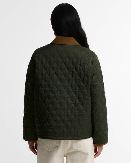 Giacca trapuntata Liddesdale Cropped Icons Olive/Classic