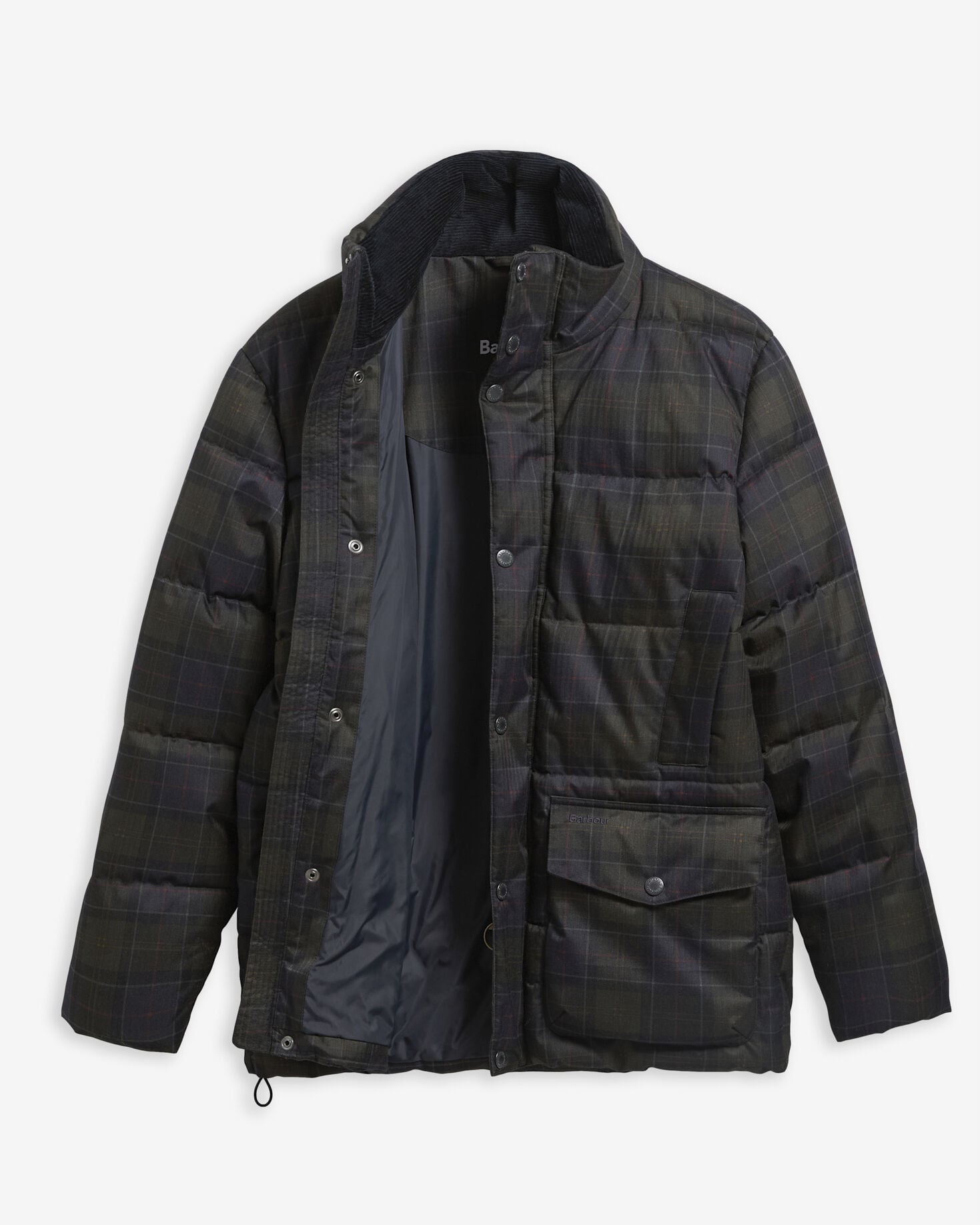 Lonnen Tartan Puffer Jacket Shadow Classic Tartan