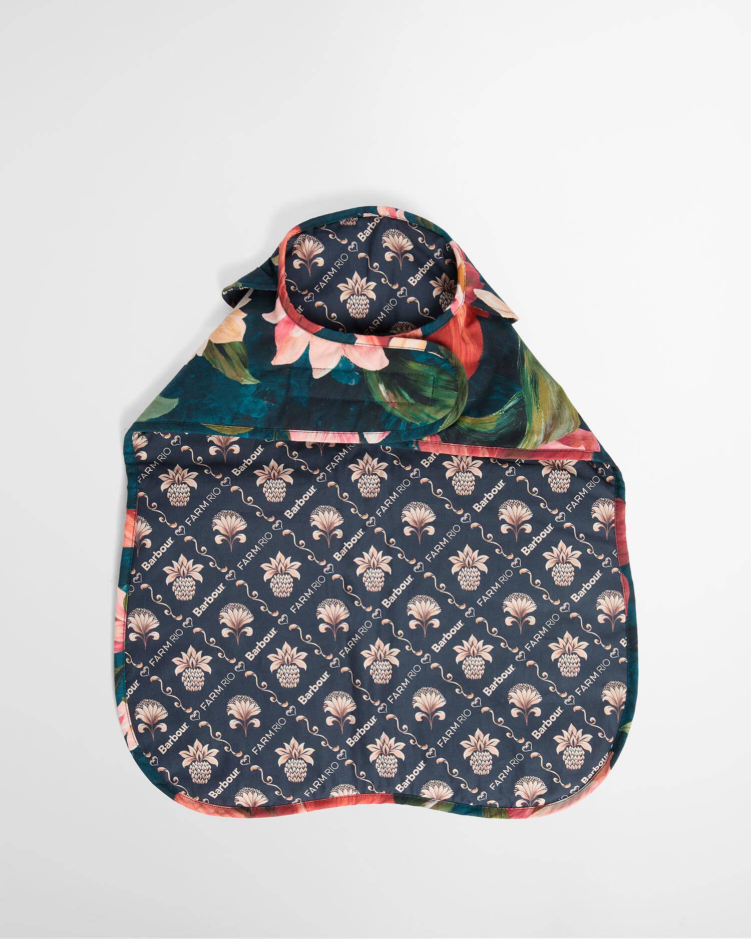 Barbour FARM Rio Wild Flower Dog Coat Navy Wildflower image number 1