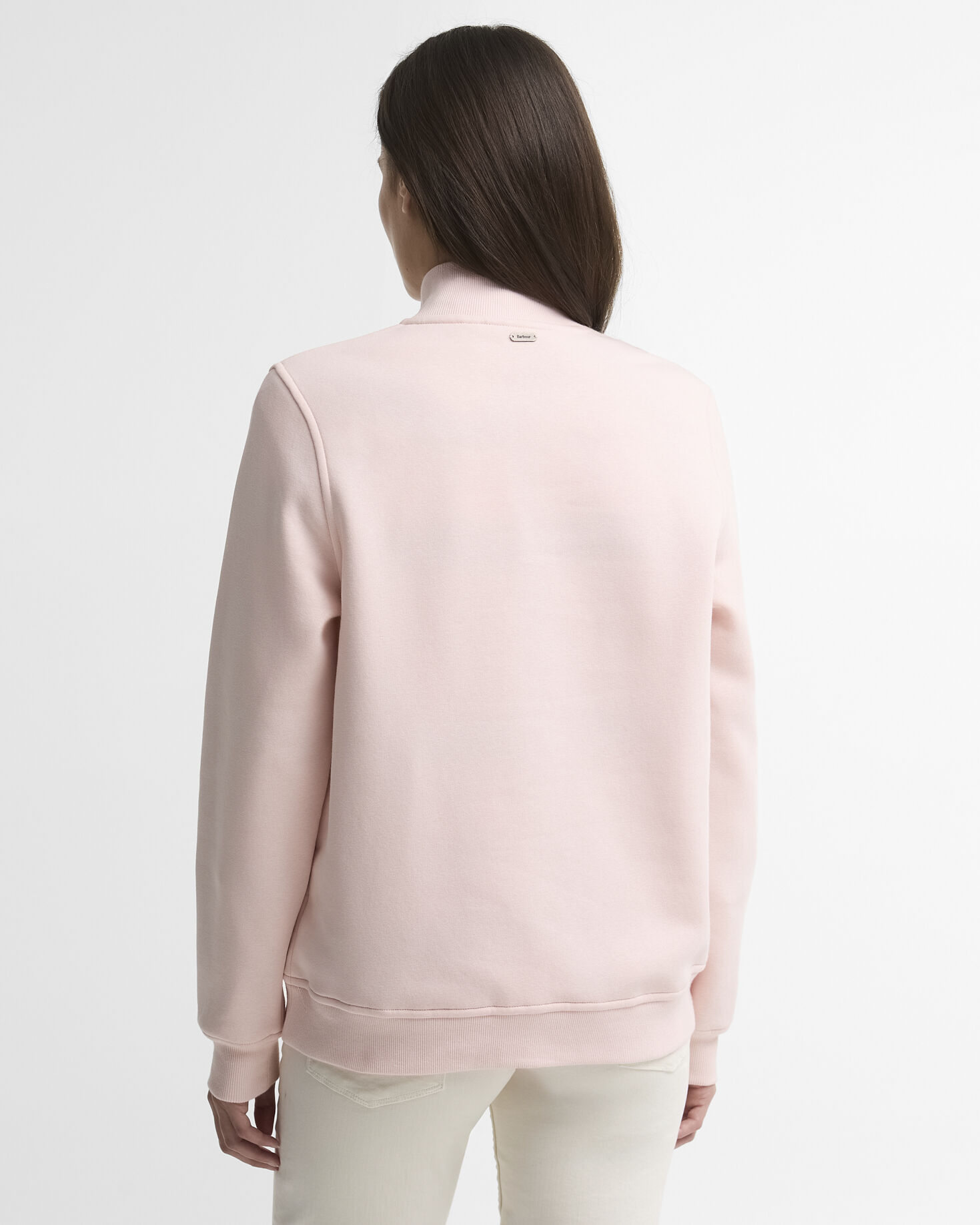 Cynthia Quarter-Zip Jumper Pink Blush
